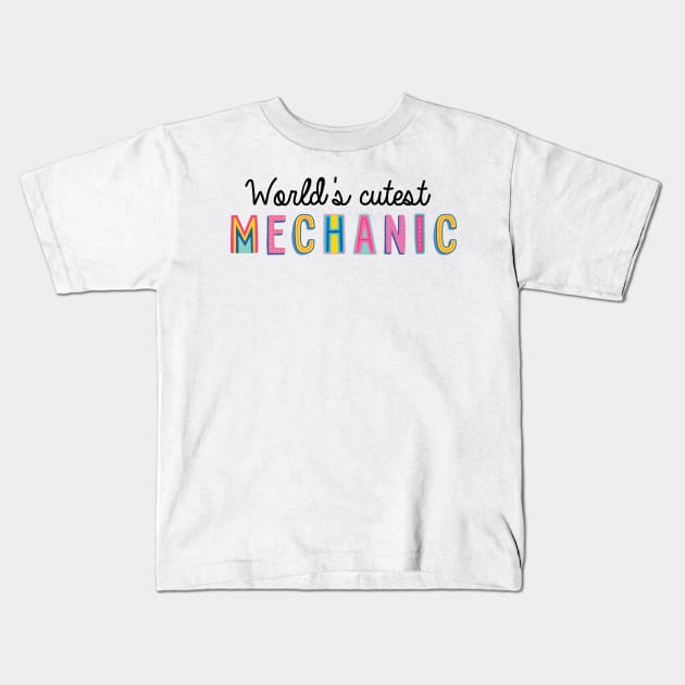 Mechanic Gifts | World's cutest Mechanic Kids T-Shirt by BetterManufaktur